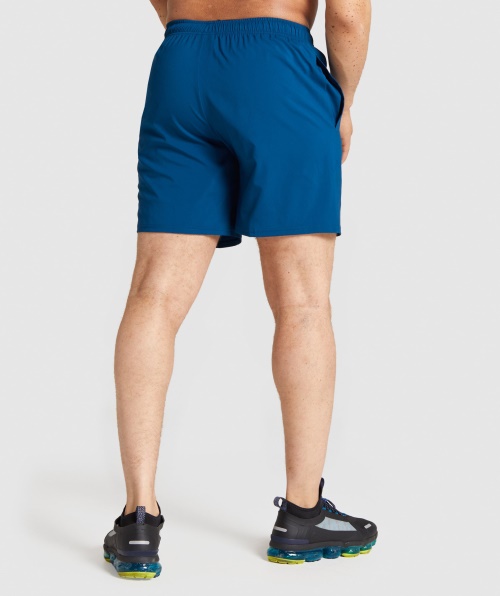 Shorts De Chegada Gymshark Azul Petróleo