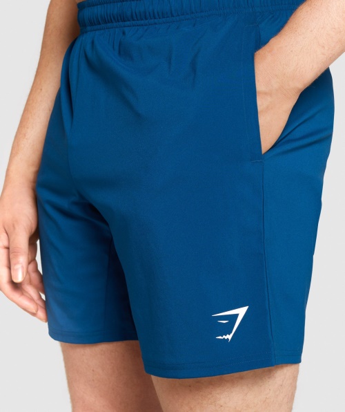 Shorts De Chegada Gymshark Azul Petróleo