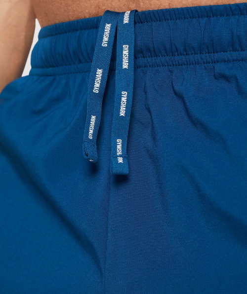 Shorts De Chegada Gymshark Azul Petróleo