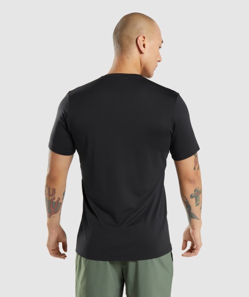 Camiseta De Chegada Gymshark Preta