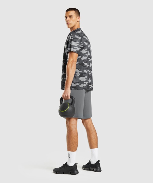 Camiseta De Chegada Do Gymshark Estampa Cinza