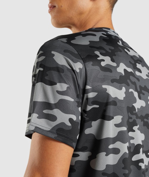 Camiseta De Chegada Do Gymshark Estampa Cinza