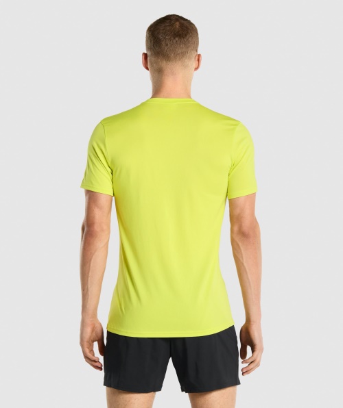 Camiseta De Chegada Gymshark Amarela