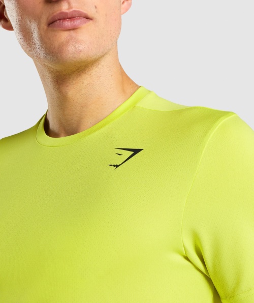 Camiseta De Chegada Gymshark Amarela