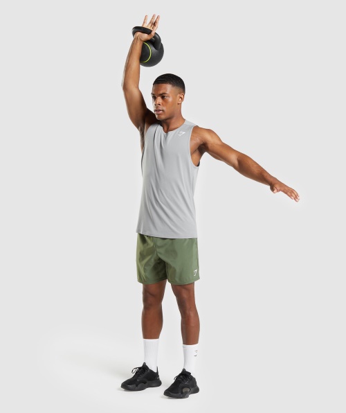 Tanque De Chegada Do Gymshark Cinza Esfumaçado