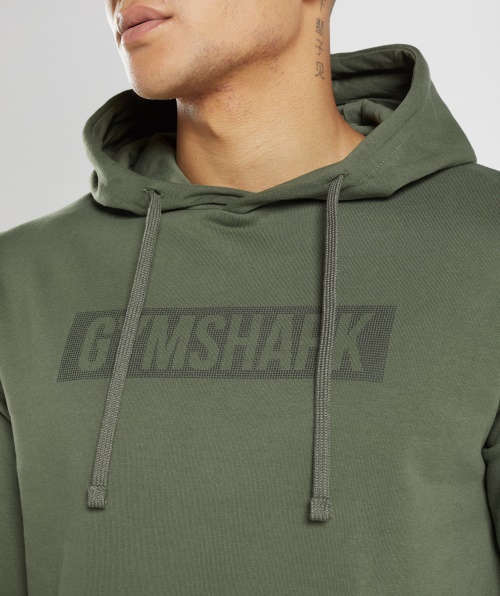Moletom Com Capuz Gymshark Bloco Verde Oliva