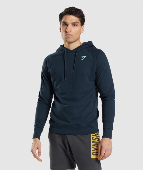 Gymshark Moletom Com Capuz Azul Marinho