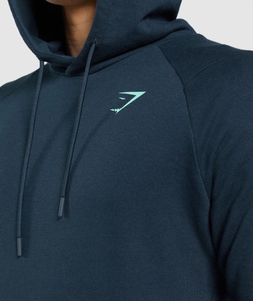 Gymshark Moletom Com Capuz Azul Marinho