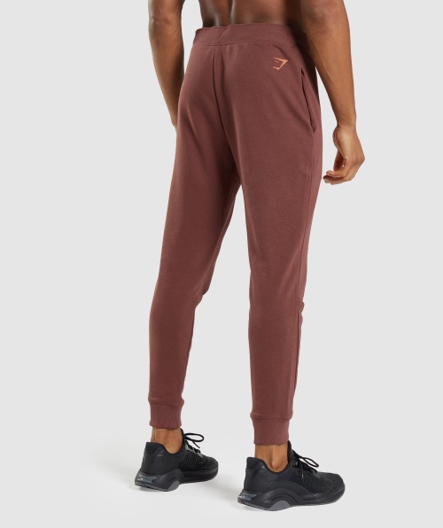 Gymshark Negrito Jogger Marrom Cereja