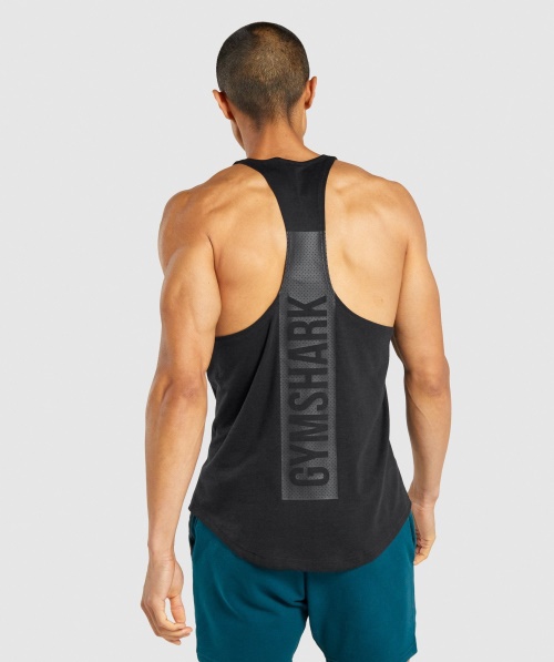 Gymshark Bold(realce) Stringer Preto