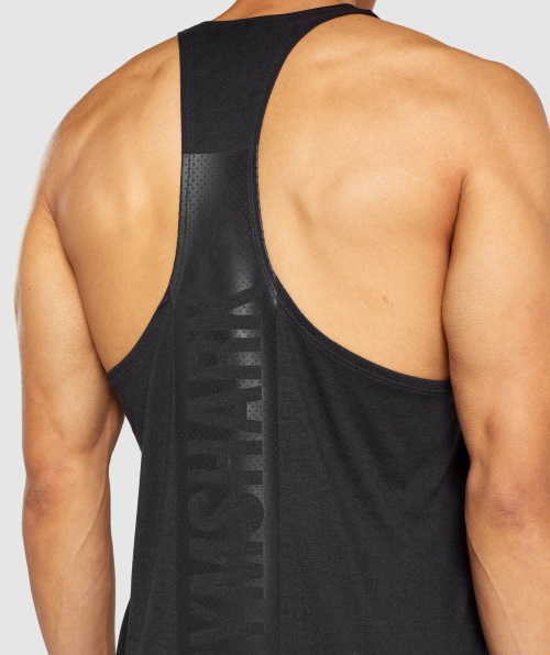 Gymshark Bold(realce) Stringer Preto