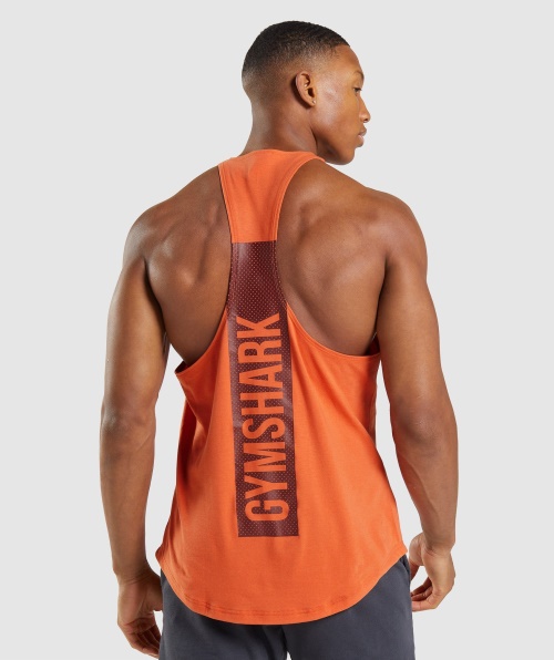Gymshark Bold Stringer Clay Laranja