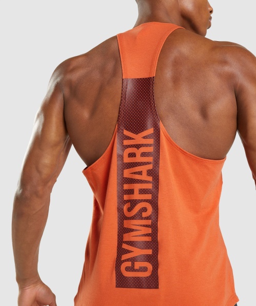 Gymshark Bold Stringer Clay Laranja