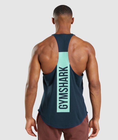 Gymshark Bold(realce Stringer Marinha)