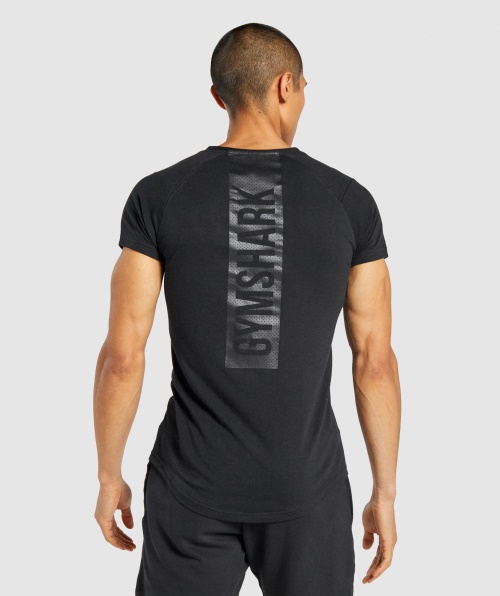 Camiseta Preta Ousada Gymshark