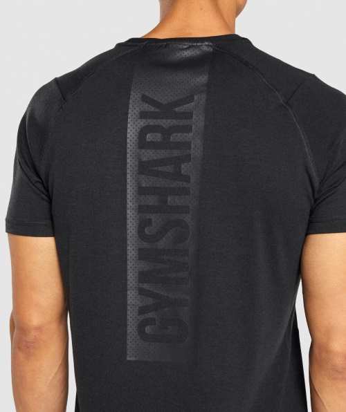 Camiseta Gymshark Ousada Masculina Preta