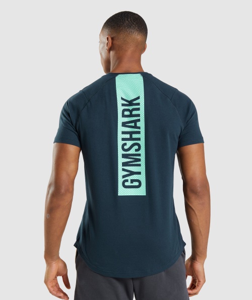 Camiseta Ousada Gymshark Masculina Marinho