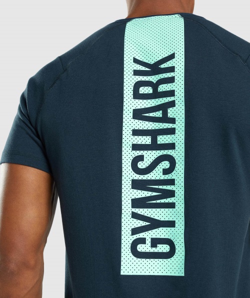 Camiseta Ousada Gymshark Masculina Marinho