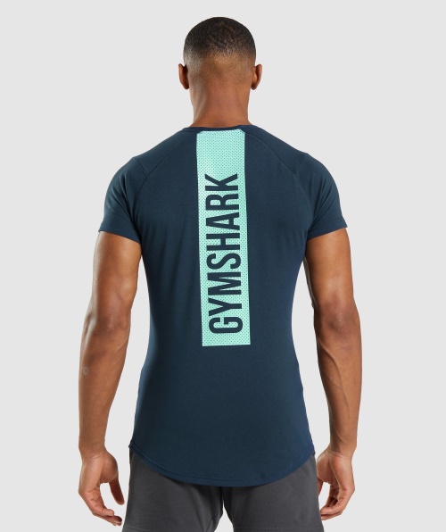 Camiseta Ousada Gymshark Azul Marinho