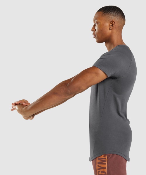 Camiseta Ousada Gymshark Cinza ônix