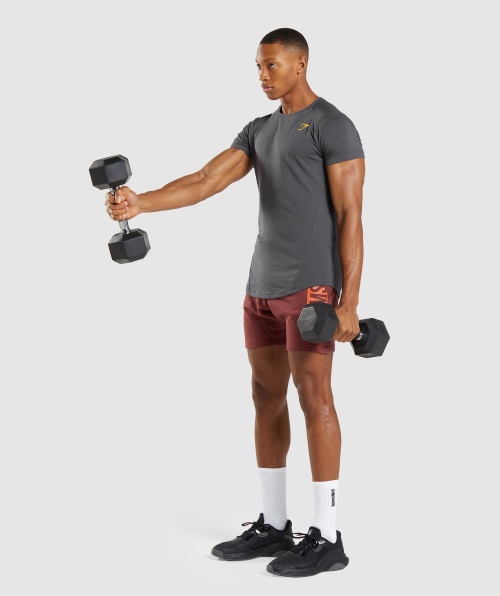 Camiseta Ousada Gymshark Cinza ônix