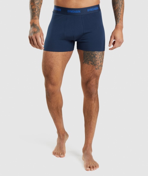 Boxers Gymshark 2pk Core Olive-navy