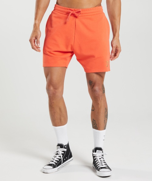 Shorts Com Estampa De Bolhas Gymshark Mamão Laranja