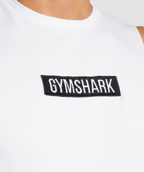 Tanque De Braço Suspenso Central Gymshark Branco