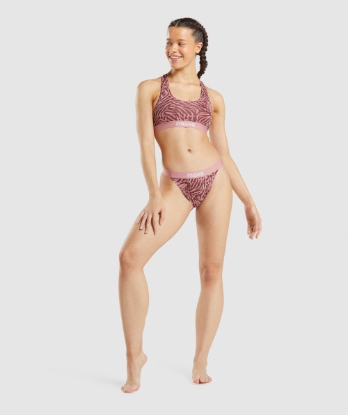 Bralette De Algodão Gymshark Alice Rosa