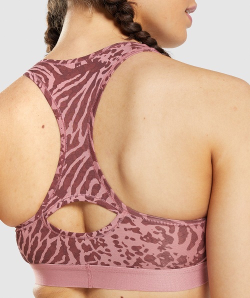 Bralette De Algodão Gymshark Alice Rosa