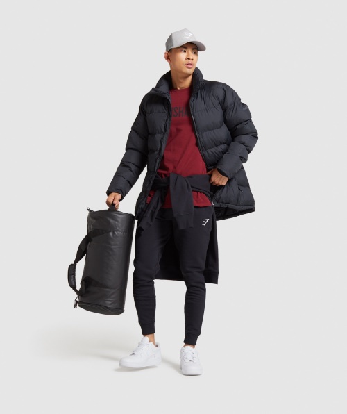 Joggers Com Crista Gymshark Preto