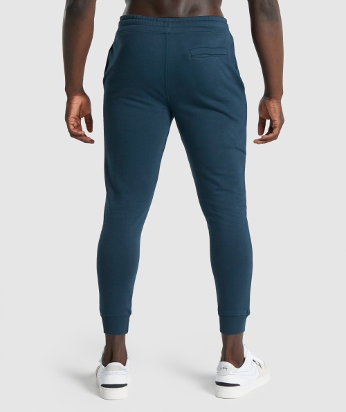 Gymshark Crest Joggers Marinha
