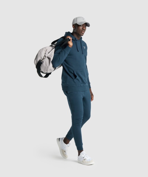 Gymshark Crest Joggers Marinha