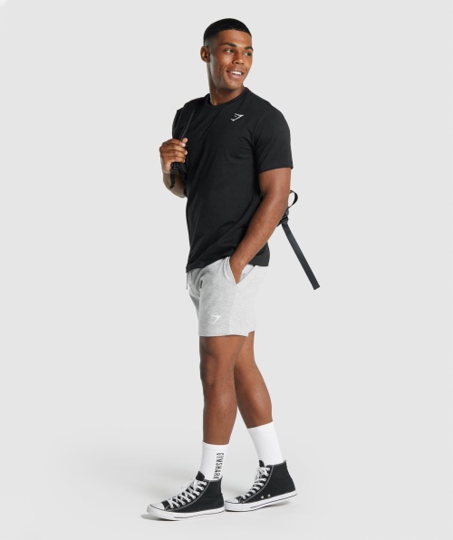 Camiseta Com Crista Gymshark Preta