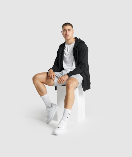 Moletom Com Capuz Gymshark Crest Preto