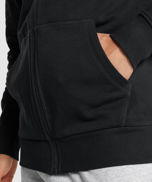 Moletom Com Capuz Gymshark Crest Preto