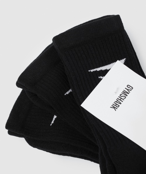 Meias Gymshark 3pk Pretas