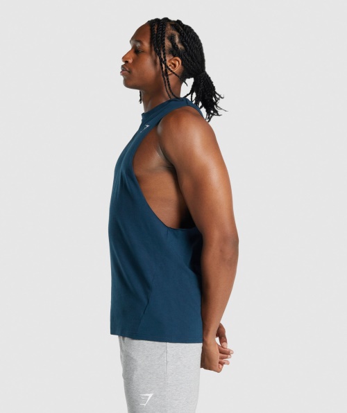 Gymshark Critical 2.0 Drop Arm Tank Navy