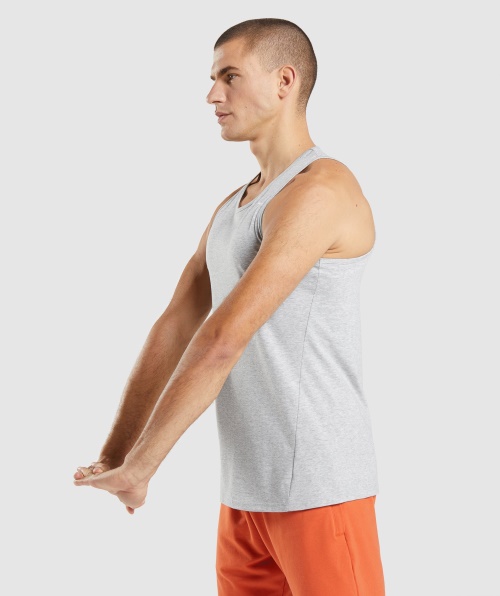 Gymshark Critical 2.0 Tanque Cinza Claro Marl