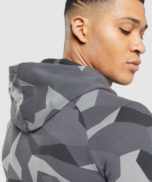 Moletom Com Capuz Gymshark Crítico Com Estampa Preta