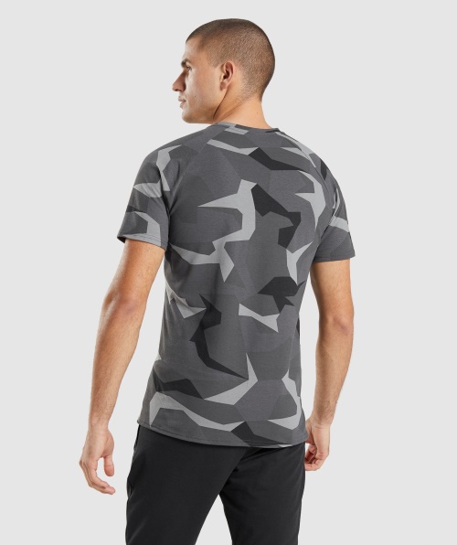 Camiseta Gymshark Critical Estampa Preta
