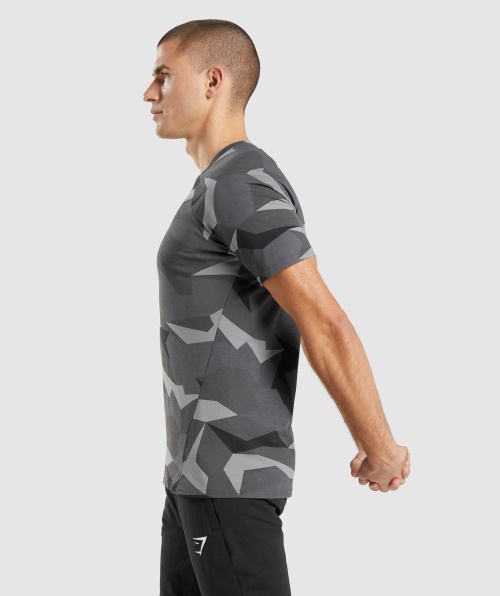 Camiseta Gymshark Critical Estampa Preta