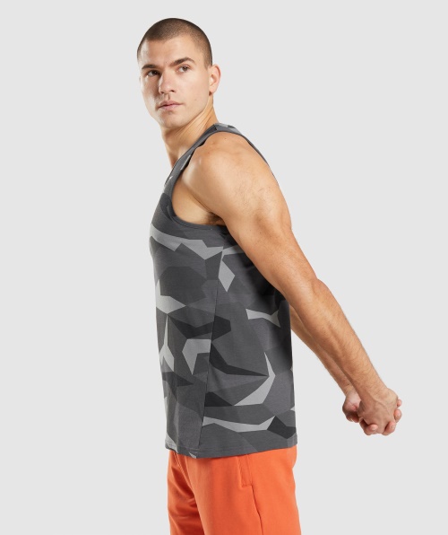 Gymshark Critical Tank Estampa Preta