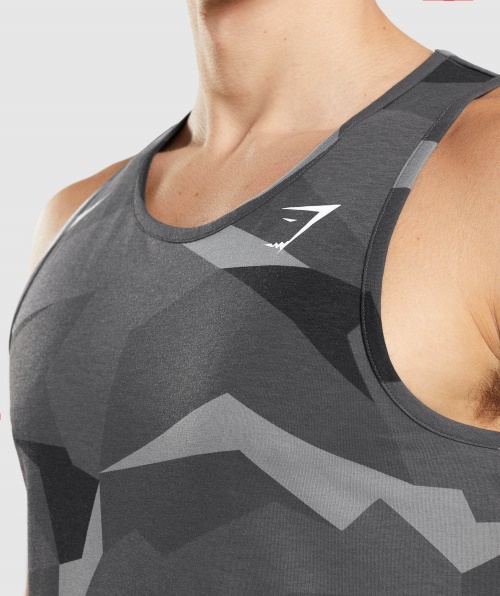 Gymshark Critical Tank Estampa Preta