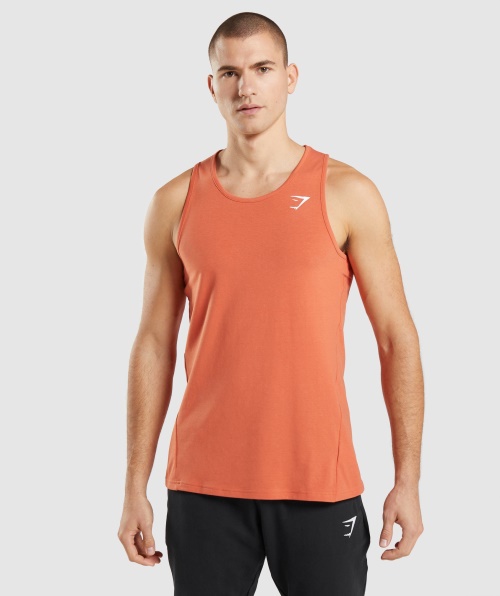 Gymshark Critical Tank Clay Laranja