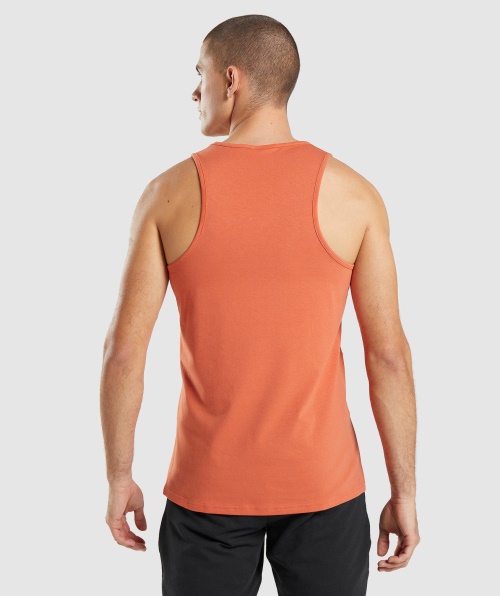 Gymshark Critical Tank Clay Laranja