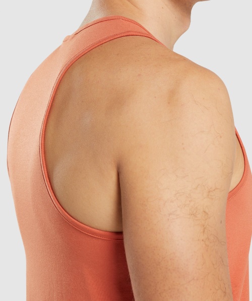 Gymshark Critical Tank Clay Laranja