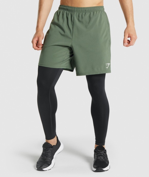 Leggings De Camada De Base De Elemento Gymshark Preto