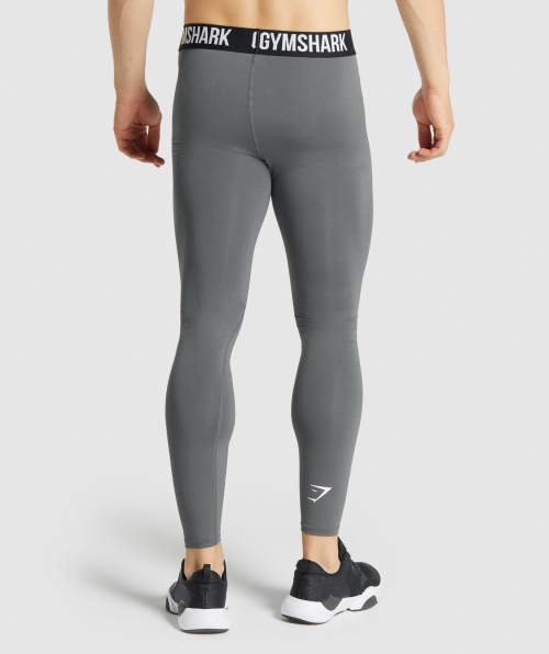 Leggings De Camada De Base De Elemento Gymshark Carvão