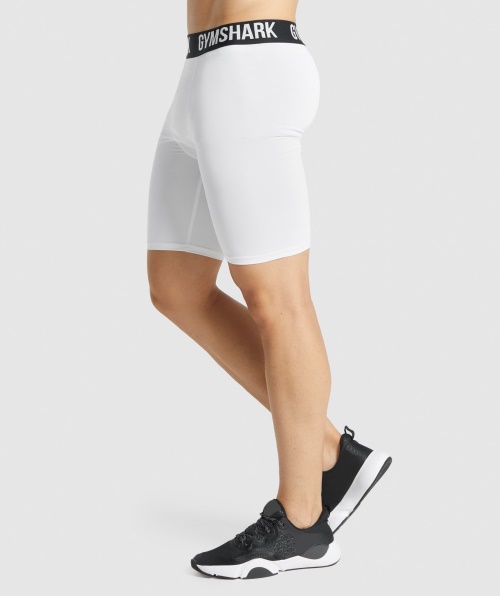 Shorts De Camada De Base Gymshark Element Branco